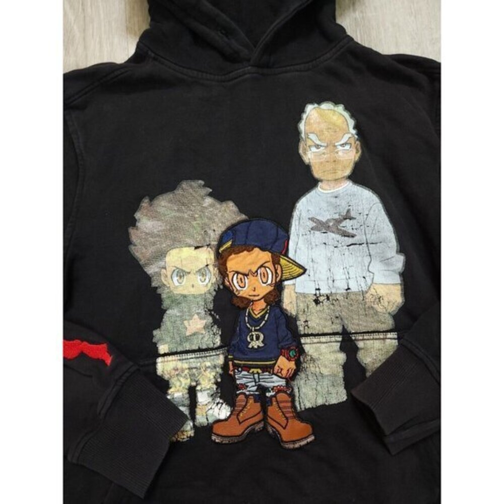 Vintage The Boondocks Hoodie Mens Medium Huey Freeman - Picture 5 of 12